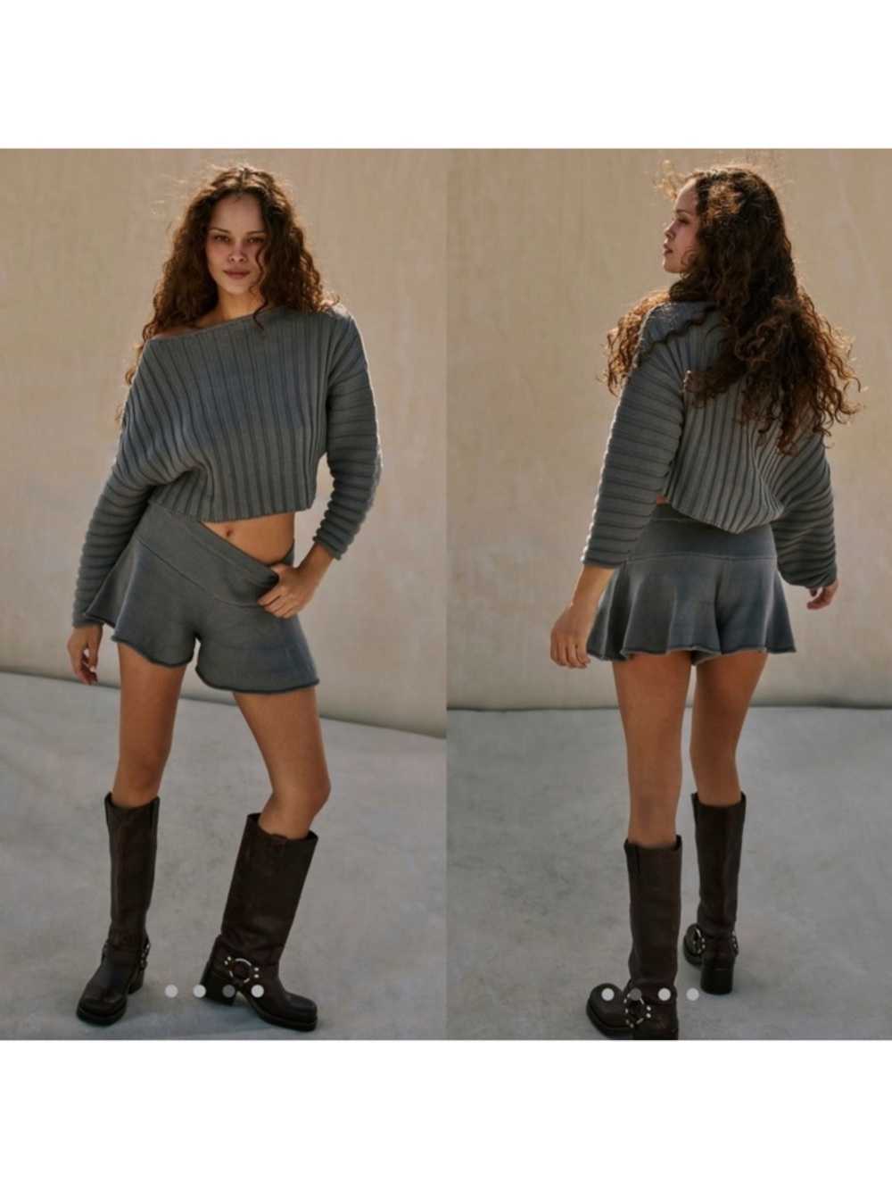 FP BEACH Katya Sweater Shorts - Picture 3 of 8